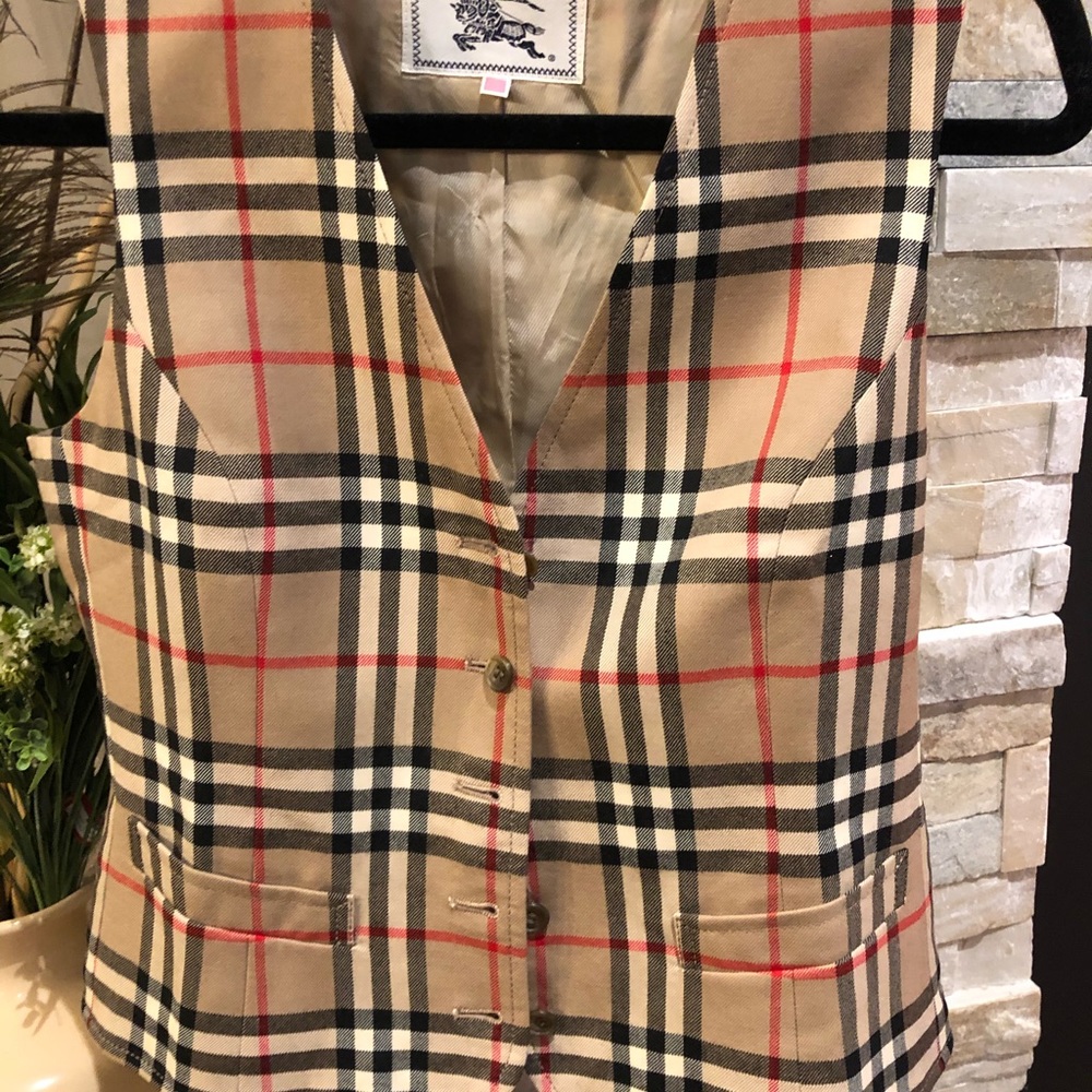 Burberry Vest beige classic vintage check